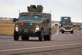 Driver Stunned by 18-Wheeler Convoy Flanked by Trucks and Helicopters on  Highway - Newsweek