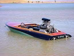Wood Deck Sanger Flat Bottom V Drive Drag Boat Racing Boat Jet Boats