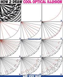Because you can draw a ghost by making it very cute like you have given in the pic above. 64 Ideas Drawing Cool Easy Optical Illusions