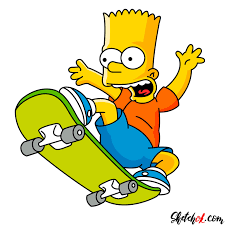 Bart simpsontoday i show you how to draw bart from the simpsons in easy steps!if you wanna learn more from other cartoon, manga. How To Draw Bart Simpson On A Skateboard Step By Step Drawing Tutorials Simpsons Drawings Bart Simpson Drawing Bart Simpson Art