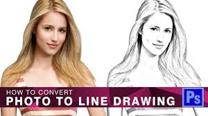 It uses the stylistic elements of one image to draw the content of another. New How To Convert Photo To Line Drawing In Photoshop Youtube