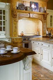 It's better to go a bit lighter or darker than the depth of your wood or to shift into a slightly cooler tone; What To Do When You Secretly Love Cream Kitchen Cabinets Heather Hungeling Design