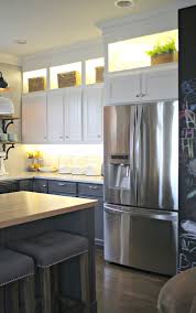 Diy Upper And Lower Cabinet Lighting From Thrifty Decor Chick