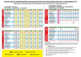 Ktm komuter class 92 six car set scs19 with southbound commuter at km333 batang kali. Jadual Perjalanan Ktm Komuter Utara Terkini 2018 Padang Besar Padang Ktm