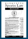 Marquette Sports Law Review | Journals | Marquette University Law ...
