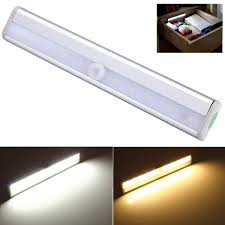 10 Led Pir Motion Sensor Light For Cabinet Wardrobe Bookcase Stairway Sale Banggood Com