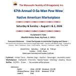 67th Annual O-Sa-Wan Pow Wow 2026