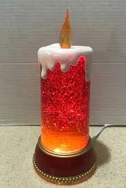Retro Vintage Candle Glitter Lamp Lava Lamp Christmas Decor Discontinued Style In 2020 Red Christmas Candle Vintage Candles Vintage Night Lights