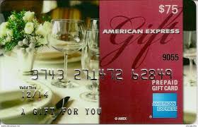 Earn 10% cash back in your first 4 months (up to $400 cash back) 1. Gift Cards American Express Gift Card 75