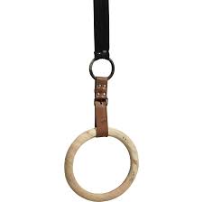 Vintage Style Wooden Gymnastic Rings Only Deco Trademark Living Gymnastic Rings Gym Rings Gymnastics