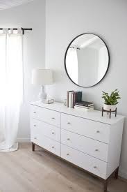 How to update mirrored dresser ikea, title: Modern White Dresser A West Elm Inspired Ikea Hack Interior Home Decor Home Decor Bedroom