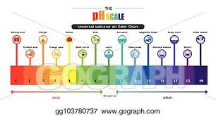 eps illustration the ph scale universal indicator ph color