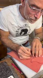 Trimming out some pistol holsters.