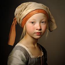 Is it possible to edit an image created in V6 in V5 with Vary (gerion)? I  don't want a print in the hair... Prompt: **a girl age 12 holding a  magnifying glass,