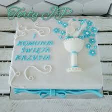 Tort Komunijny Dla Chlopca Z Kielicha Cake Desserts Frame