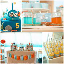 The octonauts are underwater explorers so it's easy to create an underwater themed birthday party and then tie it in with octonaut specific birthday. Kara S Party Ideas Octonauts Party
