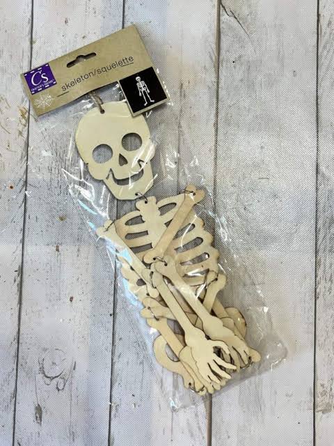 Dollar Tree Rainbow Halloween Skeleton - Manda Panda Projects
