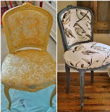Sophia S French Chair Reupholstery Makeover And Tutorial Chair Reupholstery Chair Makeover Reupholster Chair Dining
