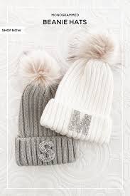 Monogram Beanies Monogram Bridesmaid Gifts Beanie Hats