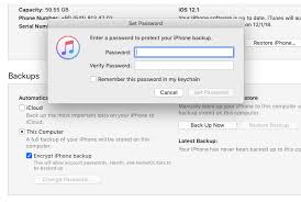 Itunes Backup Password What Is It How Can You Change It Macreports
