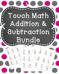 Find free printable subtraction worksheets for kids! Touch Math Addition And Subtraction Bundle Touch Math Math Addition Math Subtraction
