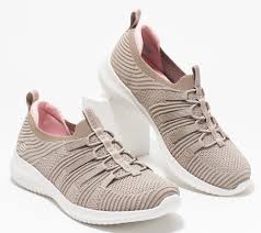 Scegli la consegna gratis per riparmiare di più. Skechers Ultra Flex Knit Bungee Sneakers Full Embrace Qvc Com