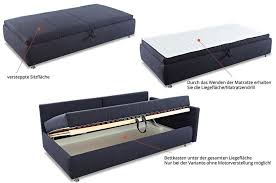 Innsbruck Deluxe Liege Bettsofa Mit Verstellbarem Lattenrost Und Bettkasten Mysofabed De Bettsofa Bett Bett Mit Bettkasten