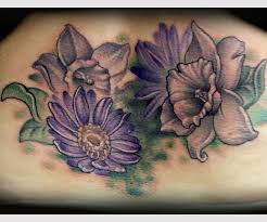 Aster Daffodil Tattoo Daffodil Tattoo Aster Tattoo Aster Flower Tattoos