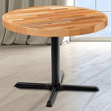 Butcher block kitchen table sets, knives knife block thick with slide out of beautiful kitchen table with butcherblock. 30 Round Butcher Block Style Round Table Top Only Restaurant Furniture Warehouse