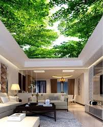 3d Green Leaf Cc372 Ceiling Wallpaper Removable Self Adhesive Etsy In 2020 Mural Wallpaper Traditional Wallpaper Bamboo Ceiling