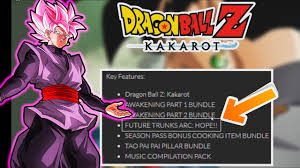 Fans are excited for dragon ball z: Dbz Kakarot Goku Black Arc Potentially Leaked As Dlc 3 Youtube