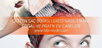 Ciltten Sac Boyasi Lekesi Nasil Cikar Bilirmiydin Sac Boyasi Sac Yuzler