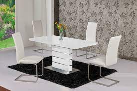 The oops extendable round table can, according to its seller, have its legs painted to whatever color you choose. Buy Allison Stylish High Gloss White Extending Table 120cm 160cm