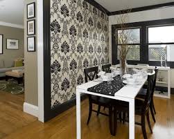 Wallpaper accent wall living room. 49 Rooms With Wallpaper Accent Walls On Wallpapersafari