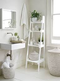 Space Creating Ideas Bathrooms Interior Bathroom Ladder Bathroom Ladder Shelf