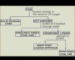 with the help of a flow charts how the formation of a coal