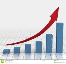 Business Growth Chart Stock Illustration Illustration Of