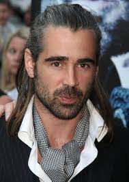 Colin Farrell Half Up Half Down Long Hair Styles Hair Beauty Hairstyle