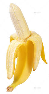 Half Peeled Banana Isolated Banana Art Banana Sketch Banana