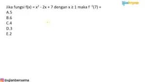 Fungsi Invers Matematika