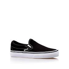 Black And Grey Slip On Vans Junior Slip On Black Shoe By Vans Women Black Slip On Shoes Trainers Women Slip On Shoes
