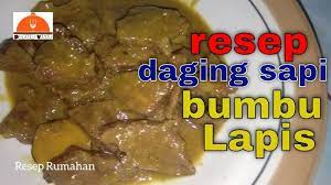 Resep Membuat Lapis Daging Bumbu Spesial Daging Makanan Resep