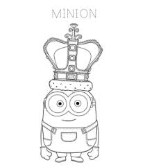 Despicable Me Minions Coloring Pages Playing Learning