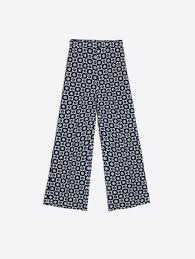TROUSER BEATRIZ FLOR MARINO PUNTO