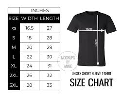 bella canvas 3001 unisex premium short sleeve t shirt xs 3xl size chart printful tee guide mockup jpeg download