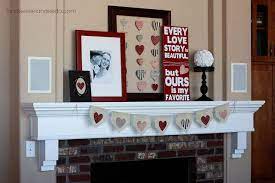 Maybe you would like to learn more about one of these? Valentine S Day Ideas Of Yore Landee See Landee Do Valentines Mantle Valentines Day Decorations Valentine Decorations