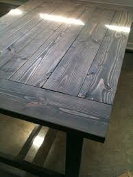 Find environmentally friendly painting solutions that are free of biocides and plasticizers and don't react chemically with substrates. Make It A Farmhouse Table Grey Stained Wood Staining Wood Farmhouse Table