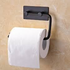Toilet tissue holder paper storage bathroom home black sheep deco wall mount. Stainless Steel Self Adhesive Toilet Paper Holder Bathroom Kitchen Roll Paper Towel Dispenser Tissue Hanger Towel Bars Aliexpress
