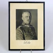 Erich friedrich wilhelm ludendorff uudelleentwiittasi. Ludendorff Erich Friedrich Wilhelm General Und Politiker Portraitfoto Mit Gedruckter Unterschrift Philipp Militaria Military Antiques