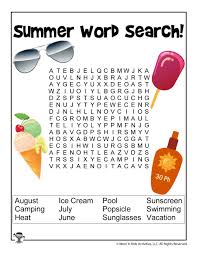 Kids, as well as adults, love these word searches. Summer Words Search Puzzle Woo Jr Kids Activities Children S Publishing
